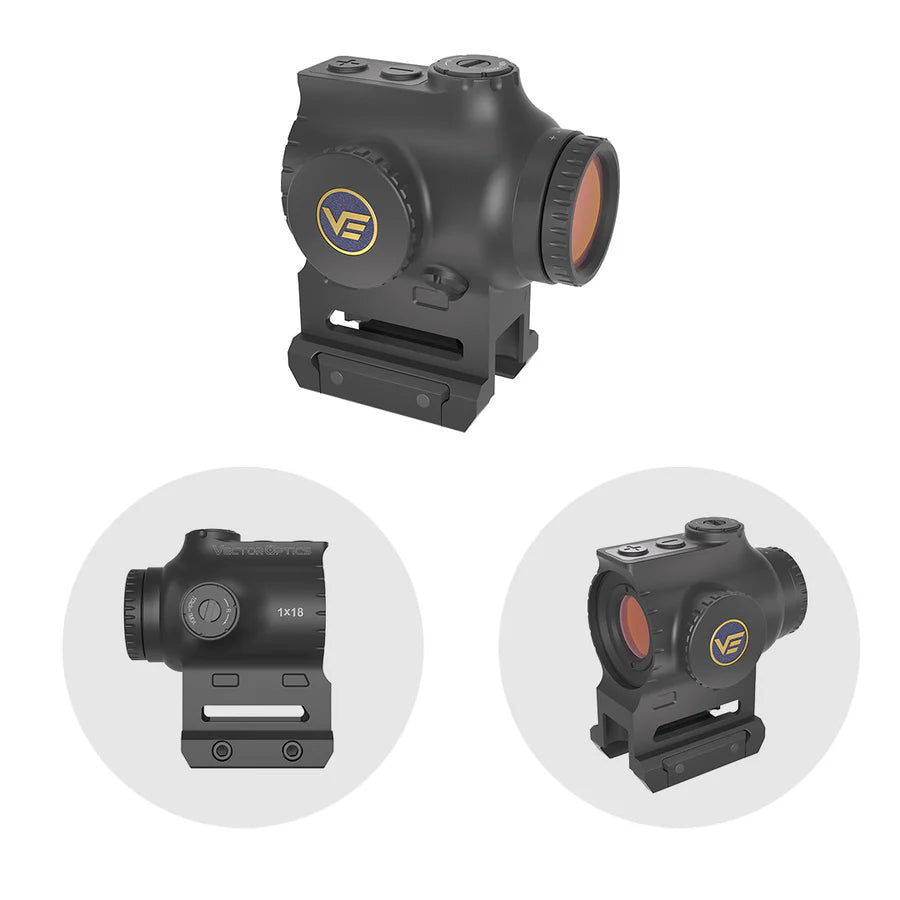 Vector Optics Paragon 1X18 Mini Prismás távcső