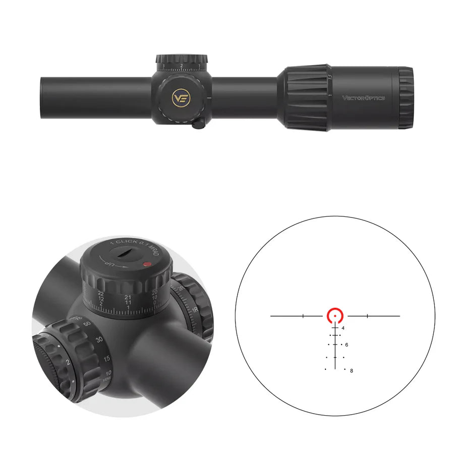 Vector Optics TAURON 1-6x24 SFP céltávcső