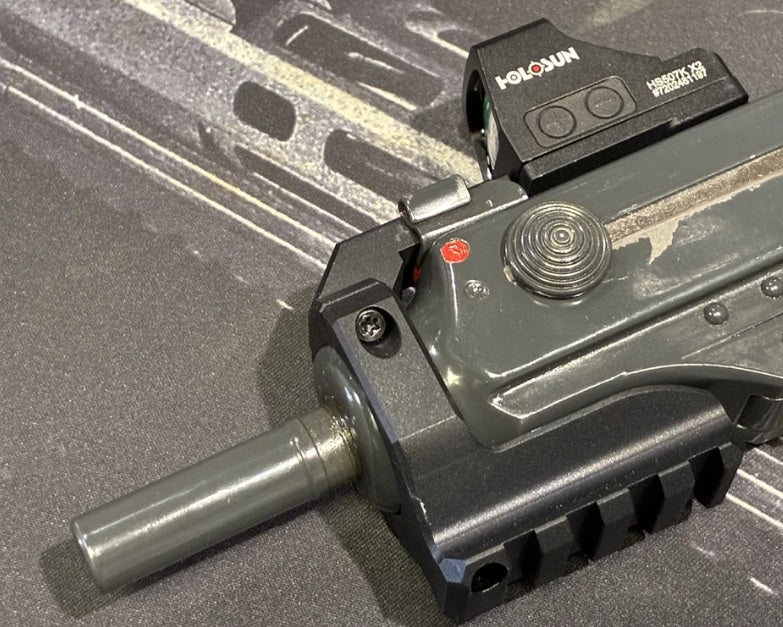 Vz 61 Skorpion vöröspontos szerelék with Picatinny / M-Lok | Holosun K-series footprint