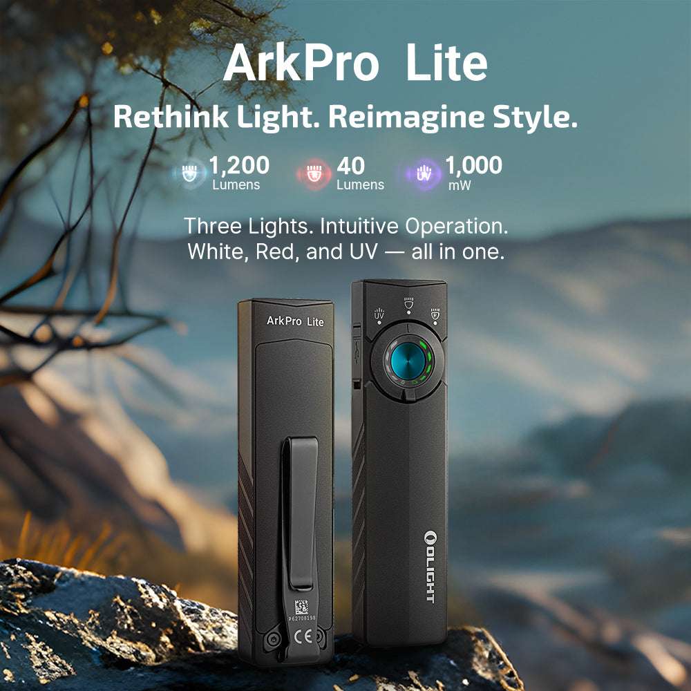 Olight ArkPro Lite | lapos 3 az 1-ben EDC lámpa | 1.200 lm