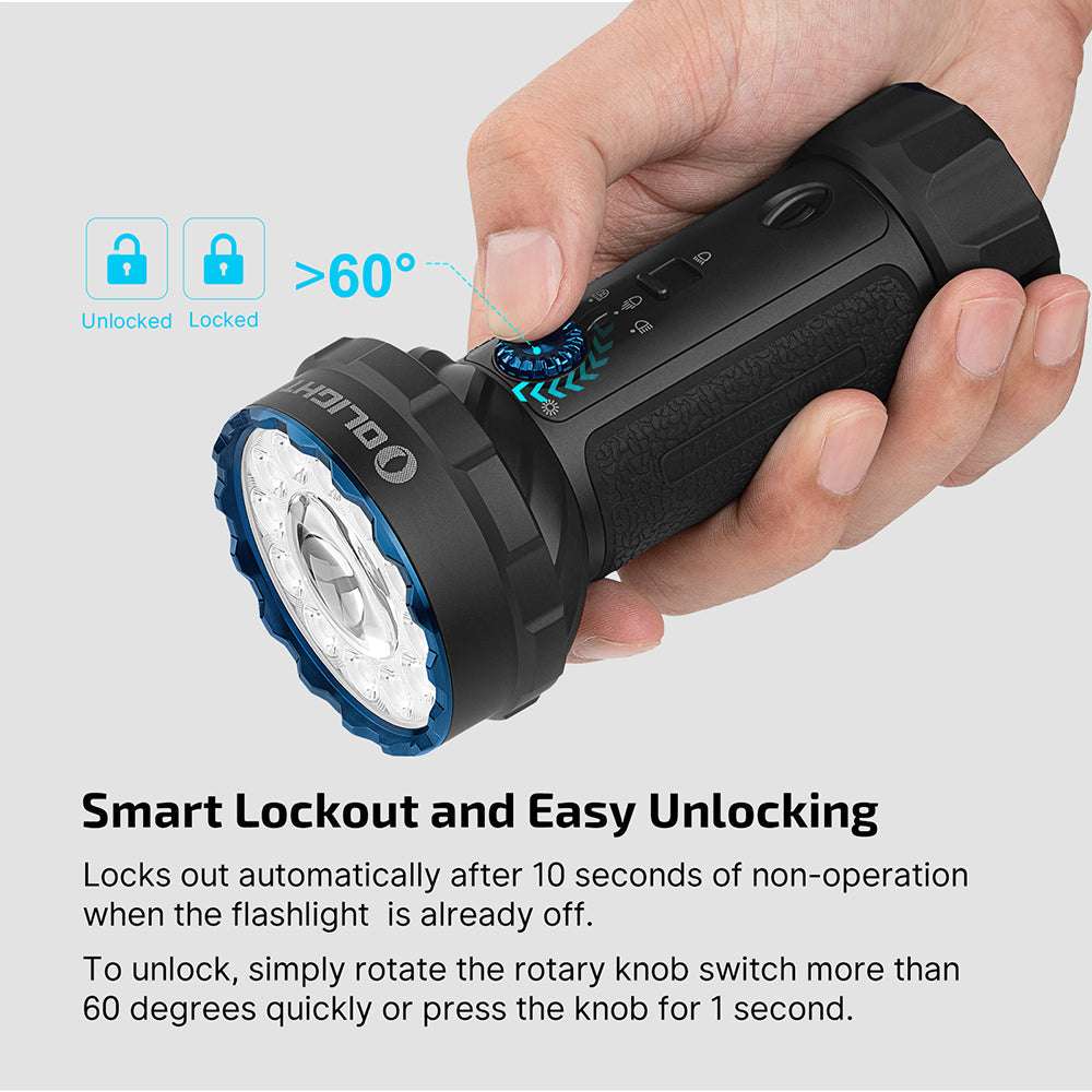 Olight Marauder 2 Mini | nagy teljesítményű újratölthető lámpa | 10.000 lm