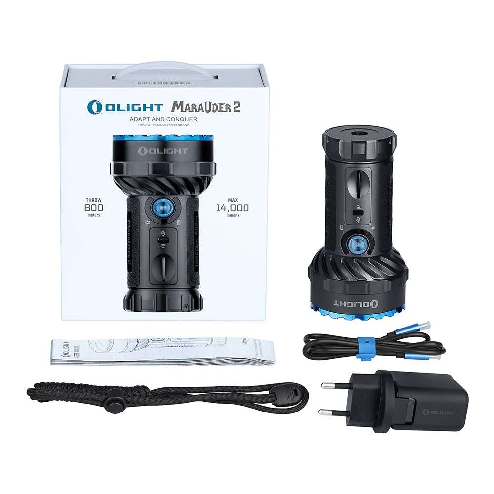 Olight Marauder 2 | ultra erős újratölthető lámpa | 14.000 lm