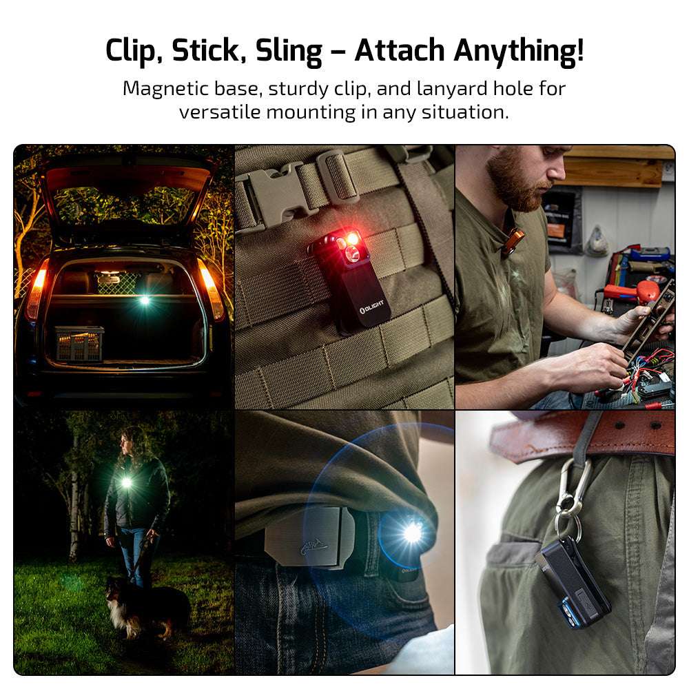 Olight Oclip Pro | többfunkciós csíptethető lámpa | 500 lm