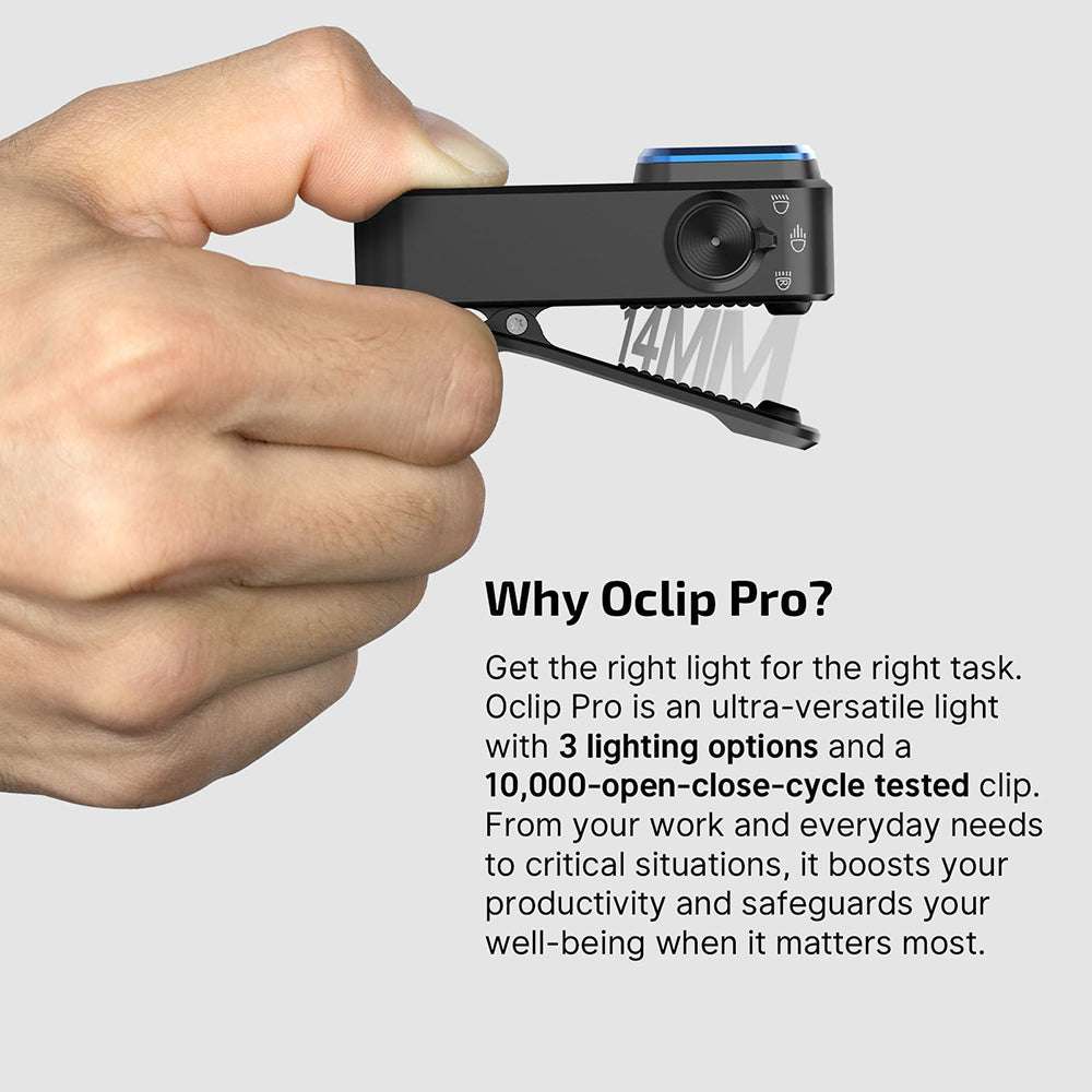 Olight Oclip Pro | többfunkciós csíptethető lámpa | 500 lm