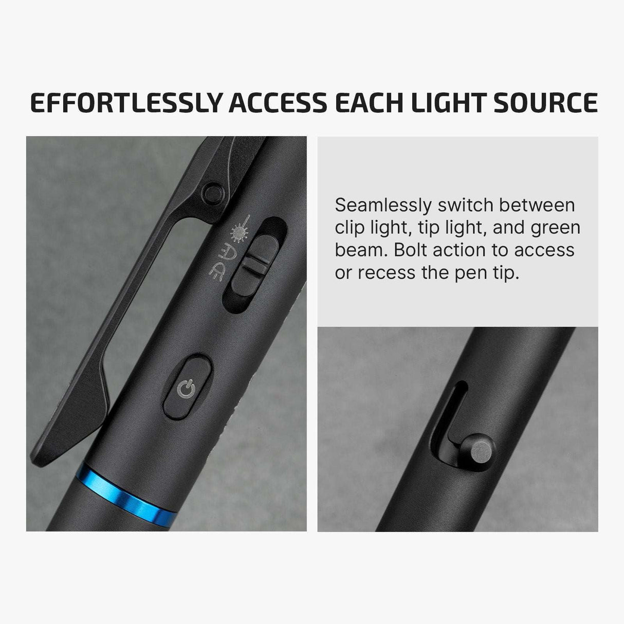 Olight O'Pen 3 | multifunkciós tolllámpa | 120 lm + zöld lézer