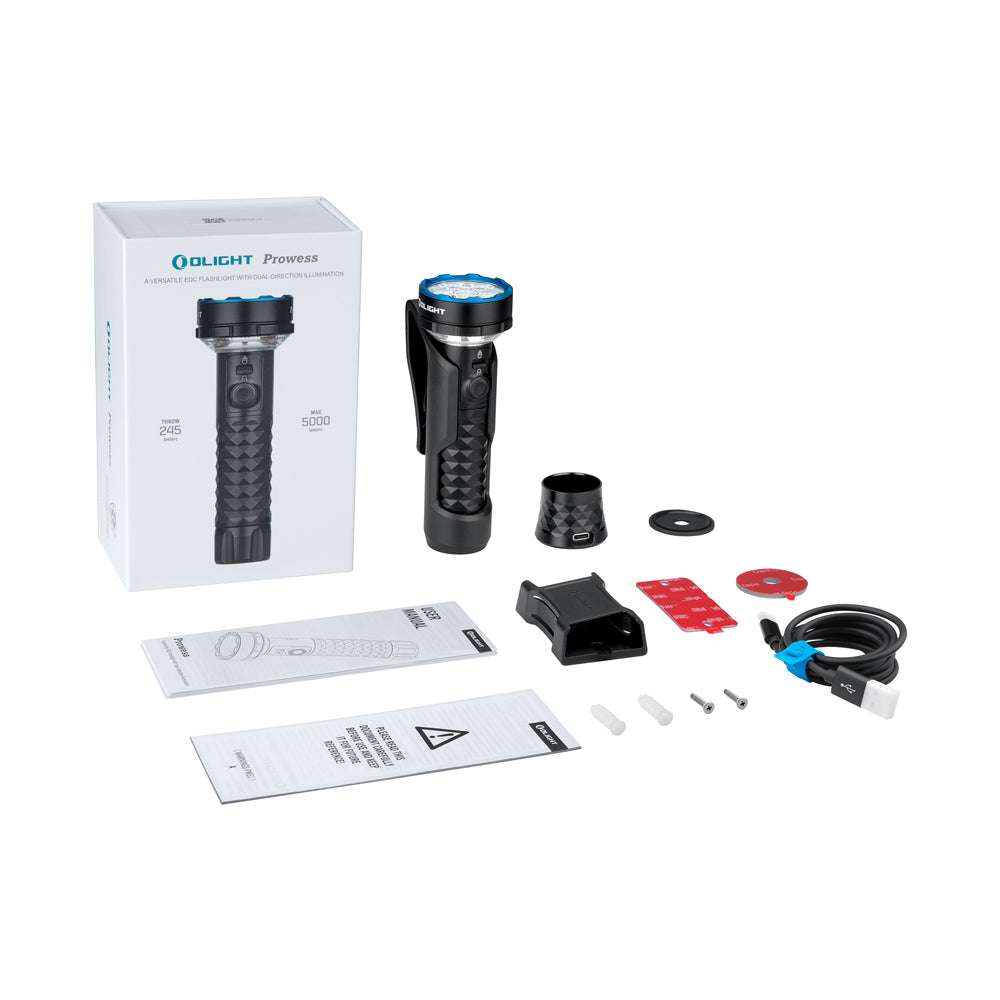 Olight Prowess | lámpa kétirányú világítással | 5.000 lm