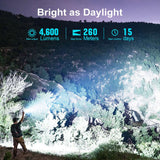 Olight Seeker 4 Pro | nagy teljesítményű lámpa | 4.600 lm